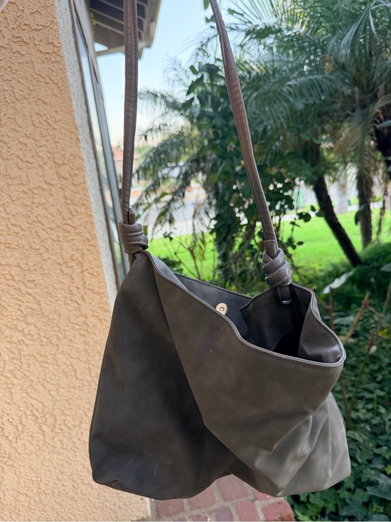 8 Other Reasons Handbags - 8 Other Reasons Gray Soft Fabric shoulder bag